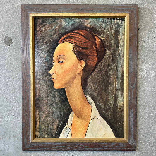 Amedeo Modigliani "Profile of Girl"