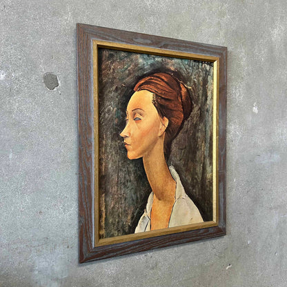 Amedeo Modigliani "Profile of Girl"
