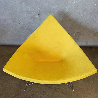 Yellow George Nelson Style Coconut Chair