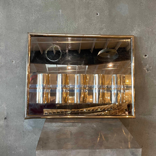 Mixed Silver & Gold Post Modern Wall Art Mirror