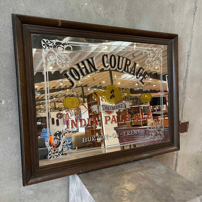 Vintage John Courage India Pale Ale Pub Mirror