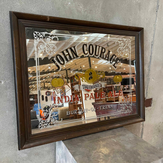 Vintage John Courage India Pale Ale Pub Mirror