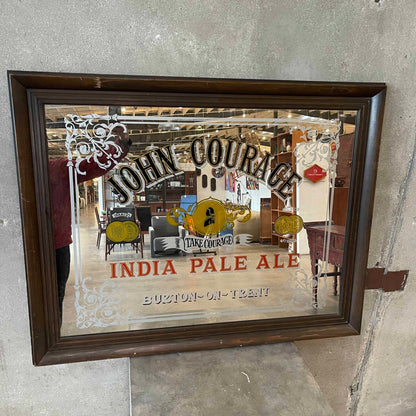 Vintage John Courage India Pale Ale Pub Mirror