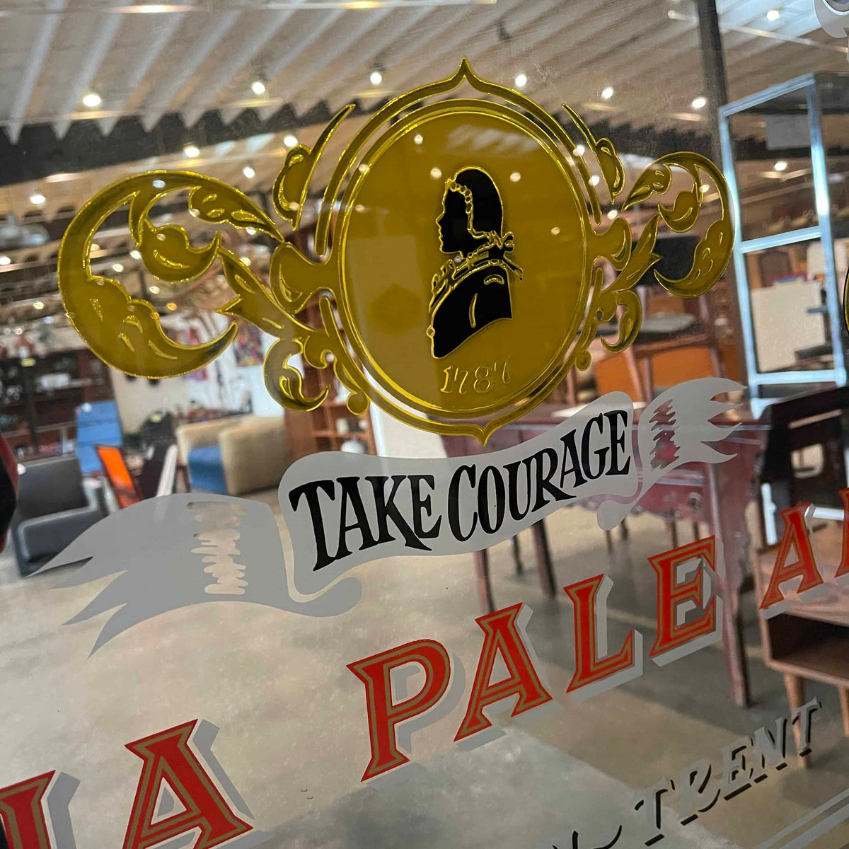 Vintage John Courage India Pale Ale Pub Mirror