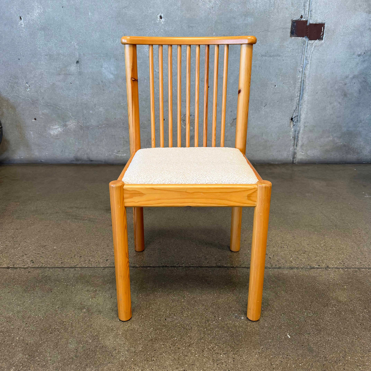 Vintage Pine Dining Chair #1