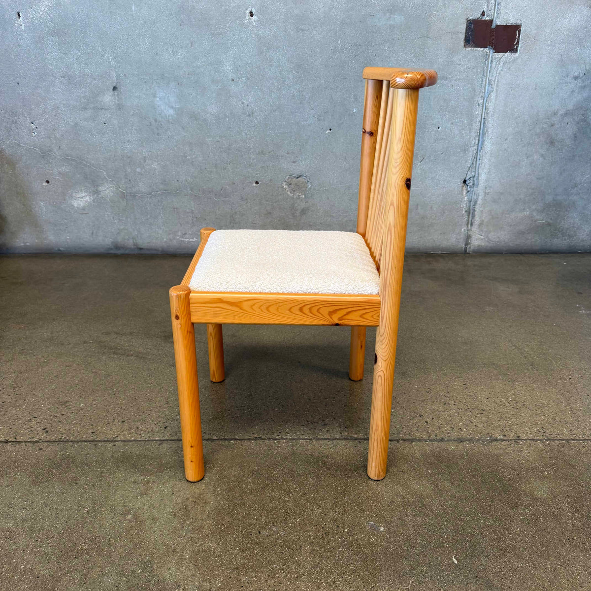 Vintage Pine Dining Chair #1