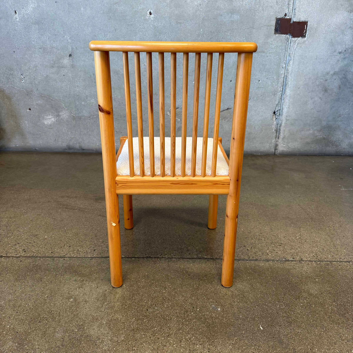 Vintage Pine Dining Chair #1