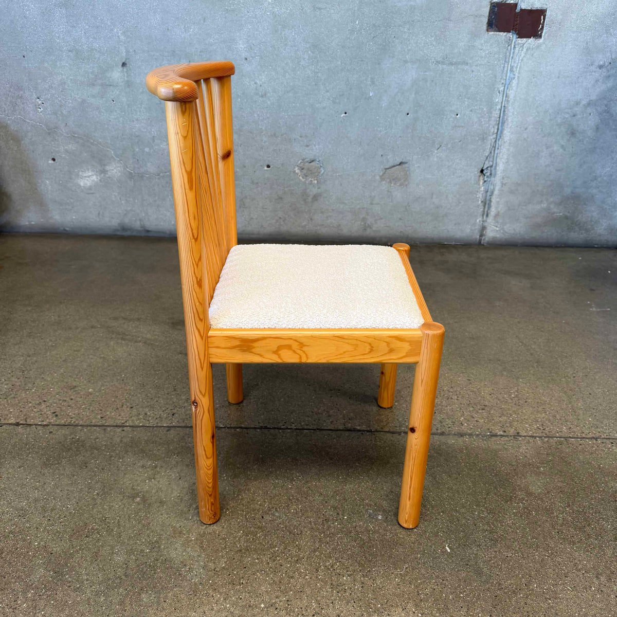 Vintage Pine Dining Chair #1