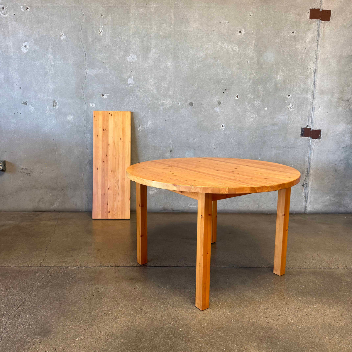 Vintage Solid Pine Dining Table