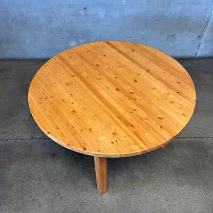 Vintage Solid Pine Dining Table