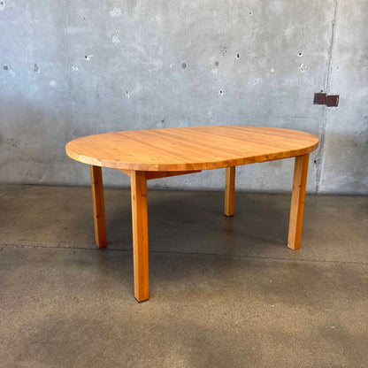 Vintage Solid Pine Dining Table
