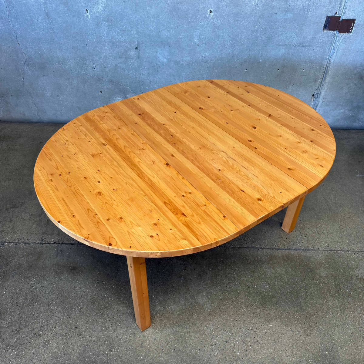 Vintage Solid Pine Dining Table