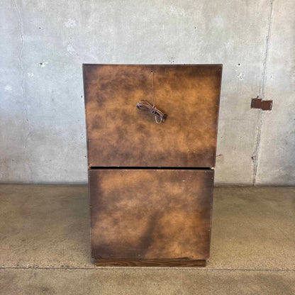 Two Cabinets With Glass Doors