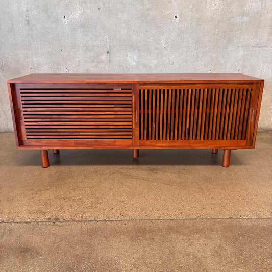Mosaic Acacia Wood TV Console