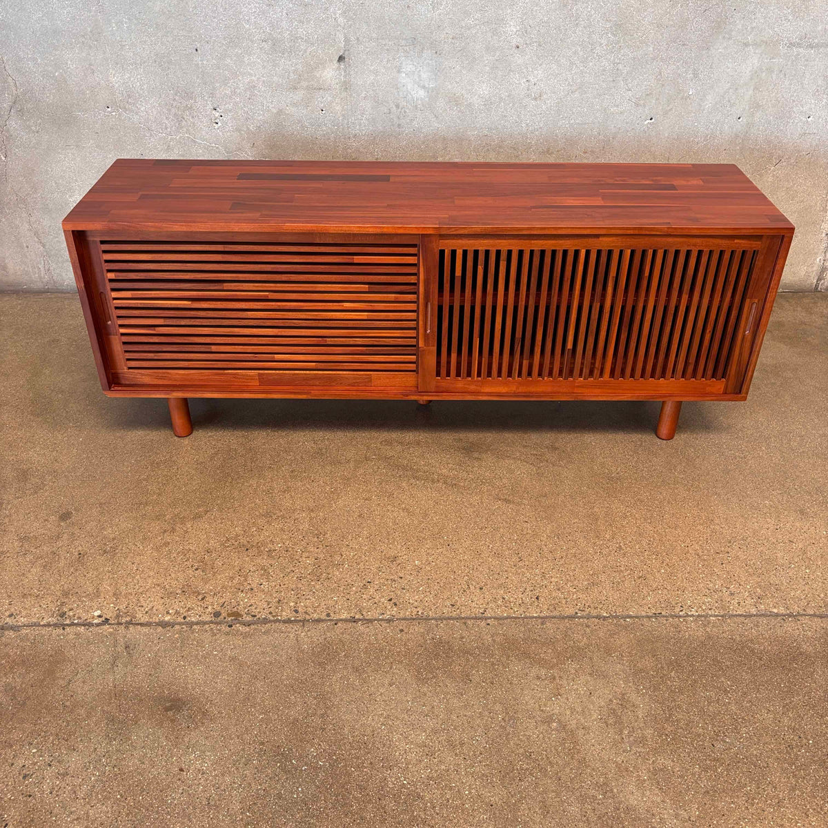 Mosaic Acacia Wood TV Console