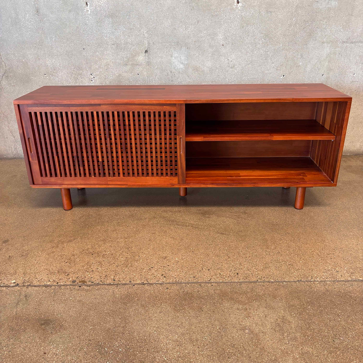 Mosaic Acacia Wood TV Console
