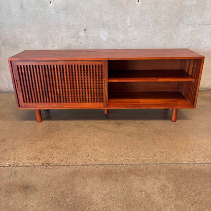 Mosaic Acacia Wood TV Console