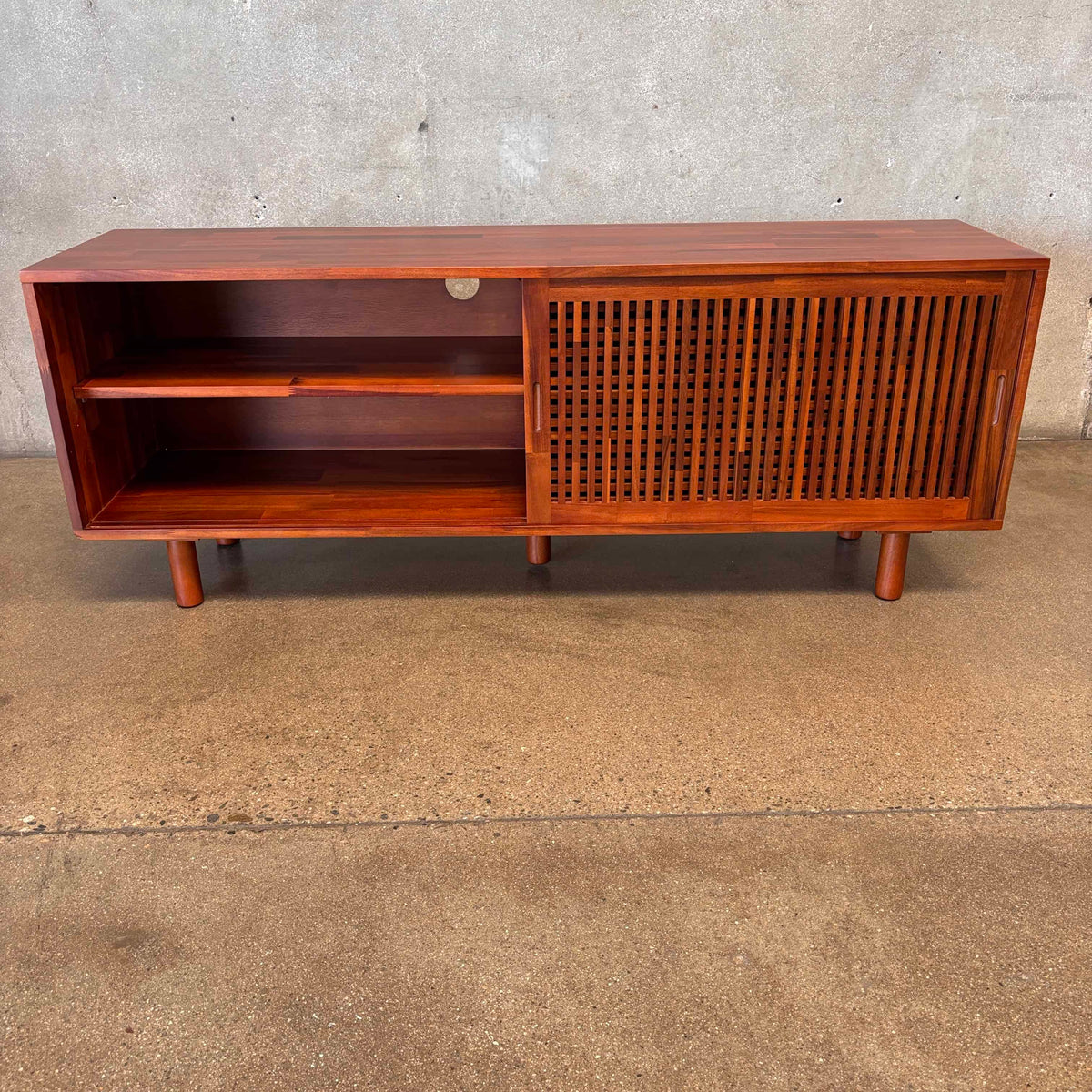 Mosaic Acacia Wood TV Console