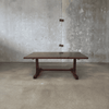 Vintage 1970's Trestle Dining Table
