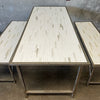 Beer Garden Table 2 Bench Set