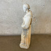 Vintage Cement Saint Statue