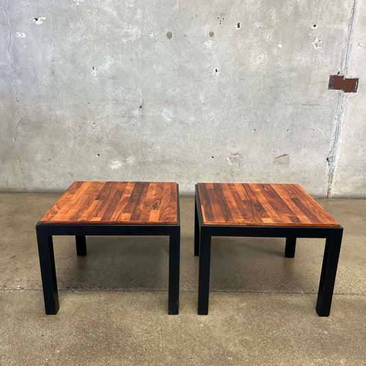 Pair of Rosewood Milo Baughman End Tables