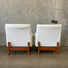 Mid Century Danish Modern Chairs - Fully Restored With Teak Wood Base