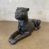 1980s Post Modern Plaster Panther Sculpture