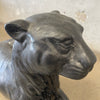 1980s Post Modern Plaster Panther Sculpture