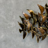 Mid Century Brass Bird Wall Sculpture