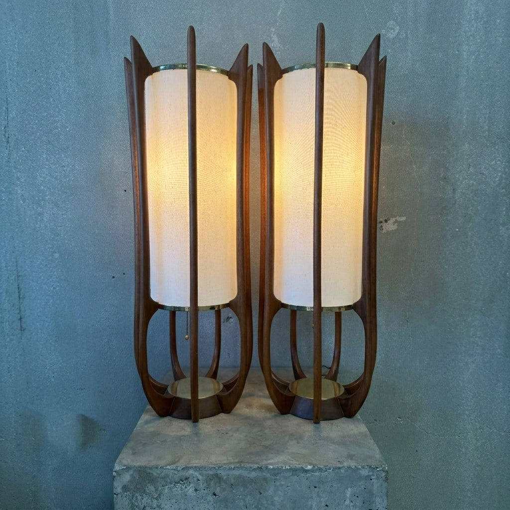Pair of Mid Century Modern Modeline Mode 635 Table Lamps, Arthur Jacobs in 1959