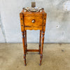 Antique Smoking Stand With Matchbox Holder, Rests, & Drawer