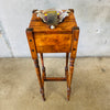 Antique Smoking Stand With Matchbox Holder, Rests, & Drawer