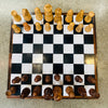 Vintage Chess Set / Black & White Checkers