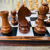 Vintage Chess Set / Black & White Checkers