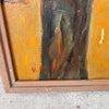 Vintage Oil On Canvas Painting of Two Men By Virigina Geer