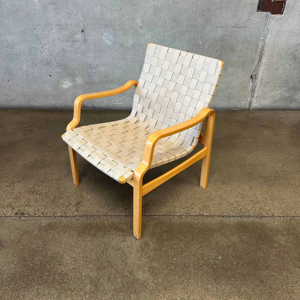 Vintage Scandinavian Bentwood Lounge Chair