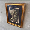 Vintage Print of Van Gogh's Head of a Skelton With a Burning Cigarette