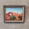 Vintage Painting of Window Rock, Arizona