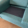 Teal Mid Century Style Sofa