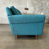 Teal Mid Century Style Sofa