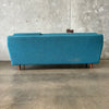 Teal Mid Century Style Sofa