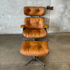 Mid Century Frank Doerner Eames Style Lounge Chair & Ottoman