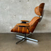 Mid Century Frank Doerner Eames Style Lounge Chair & Ottoman