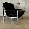 Milo Baughman Style Lounge Chair