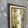 Original Signed Painting w/Wood Frame & Linen Mat By Van Gores