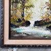 Original Signed Painting w/Wood Frame & Linen Mat By Van Gores