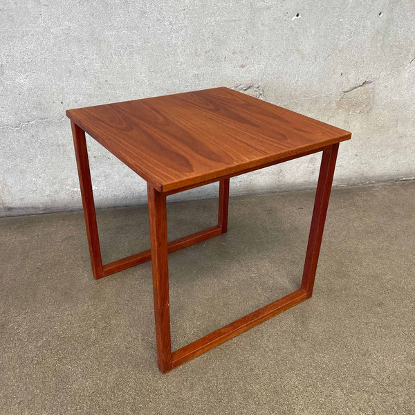 Danish Modern Teak Wood Side Table