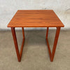 Danish Modern Teak Wood Side Table