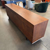 Vintage 60s/70s Cal-Mode Sun Inlaid 4 Bay Walnut Credenza